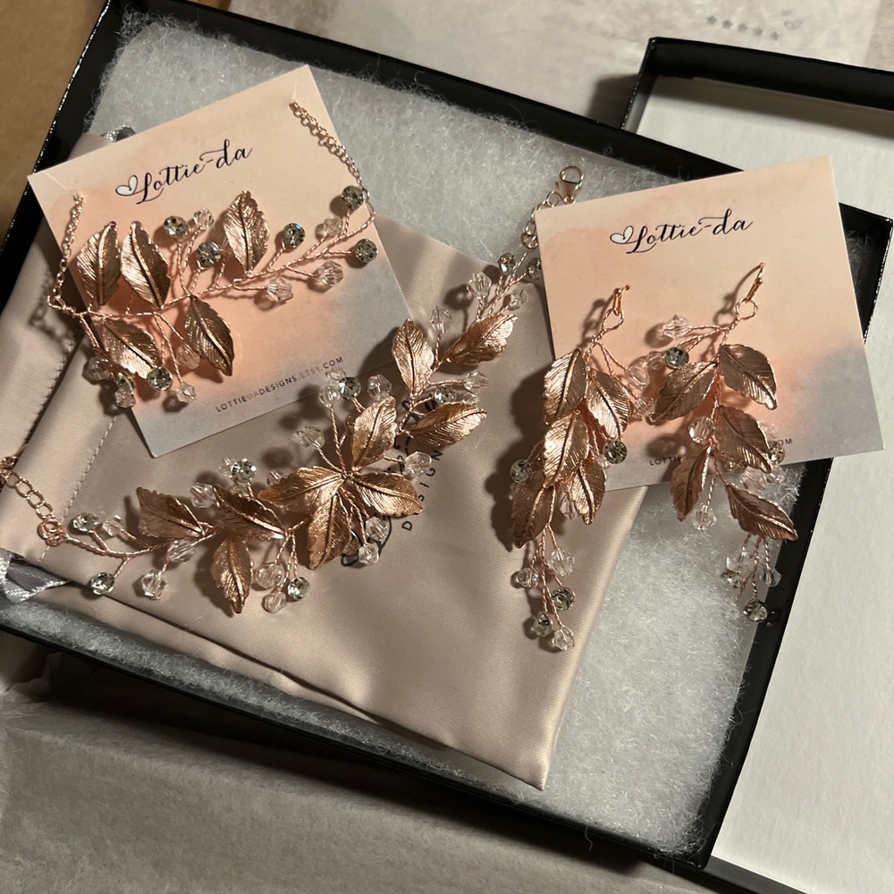 Rose Gold Wedding jewelry